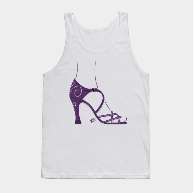 Salsa Dance Shoes Tank Top by bailopinto